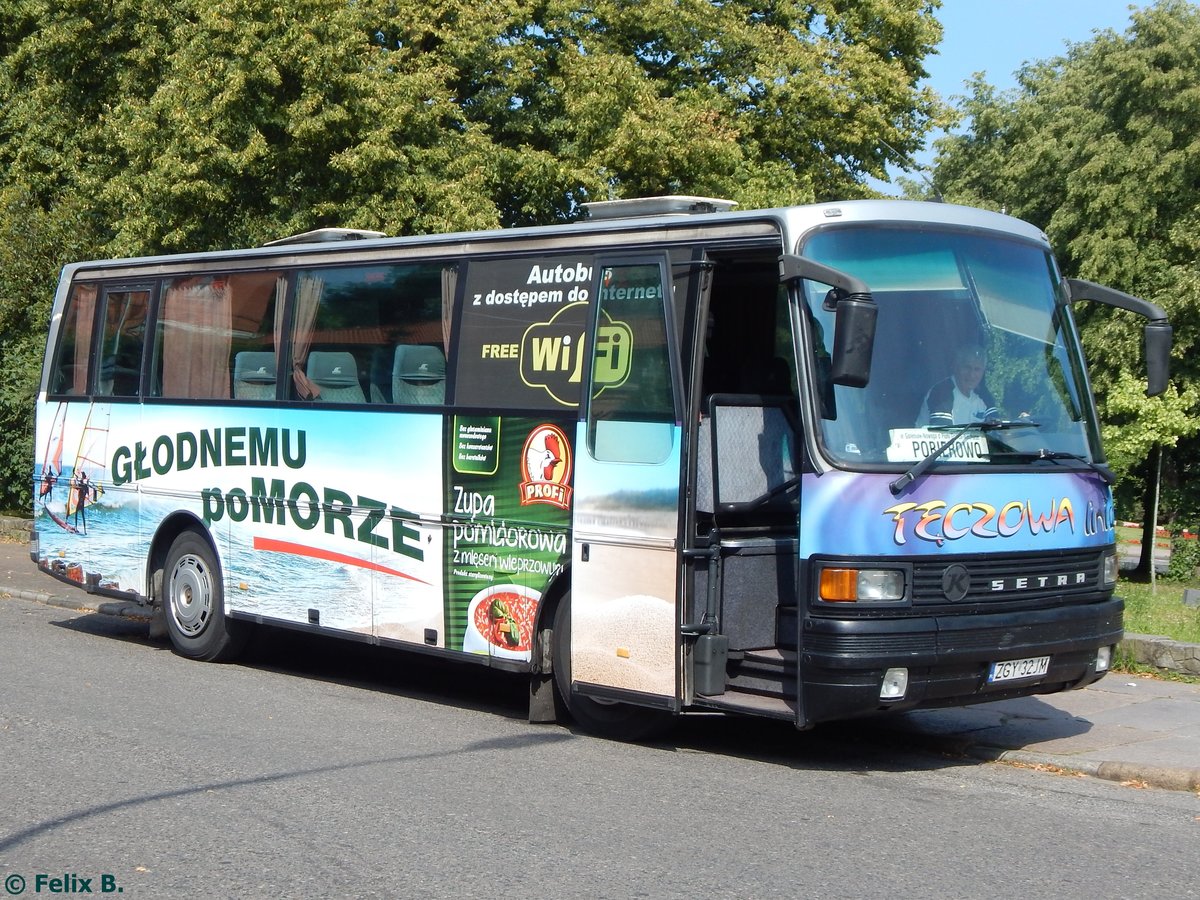 Setra 211 HD von PKS Gryfice aus Polen in Stettin am 26.07.2016