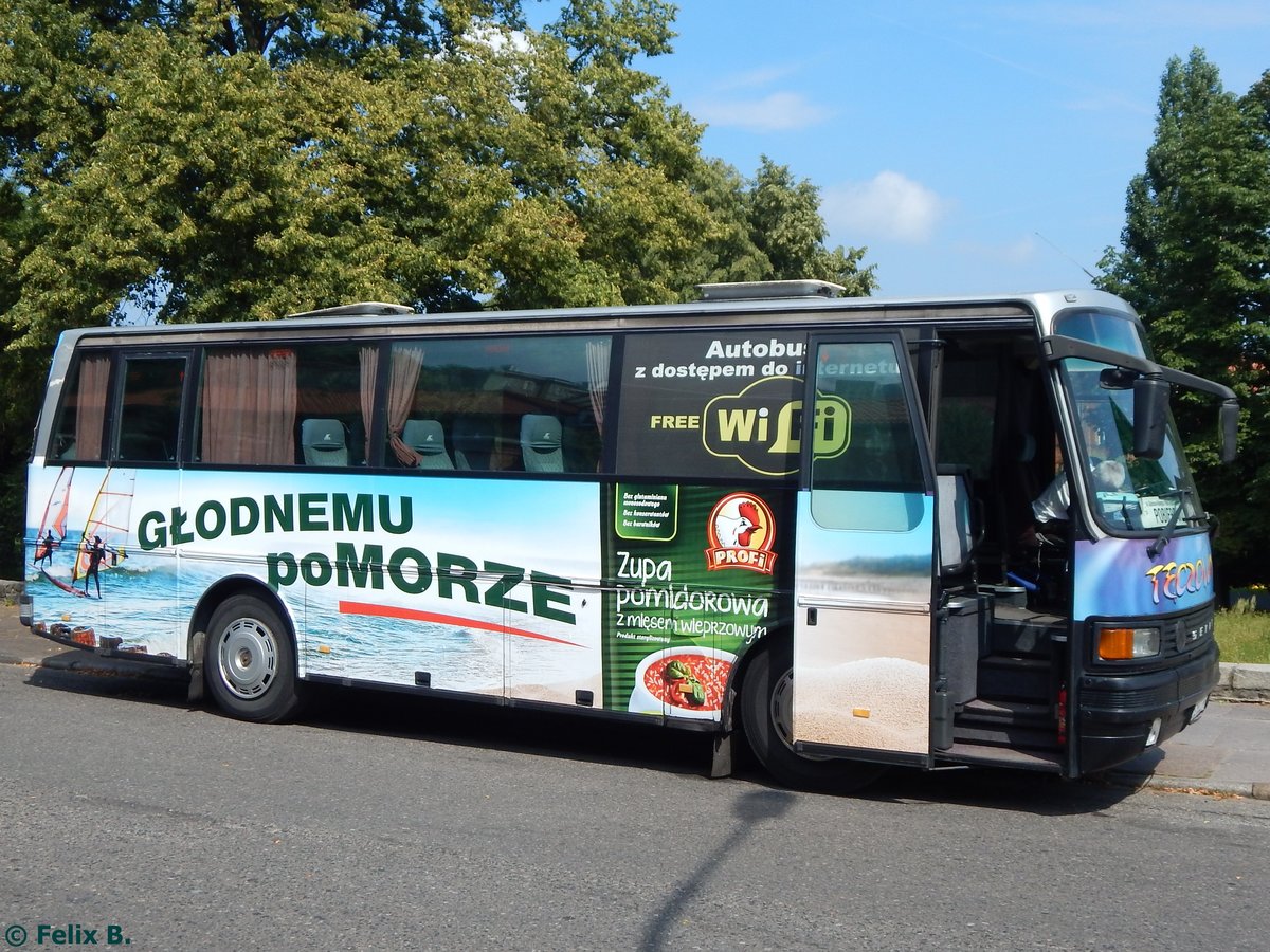 Setra 211 HD von PKS Gryfice aus Polen in Stettin am 26.07.2016