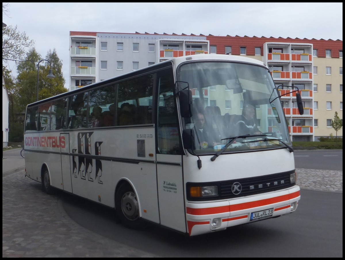 Setra 215 HD von Busreisen R. Labudda aus Deutschland in Binz am 02.05.2014