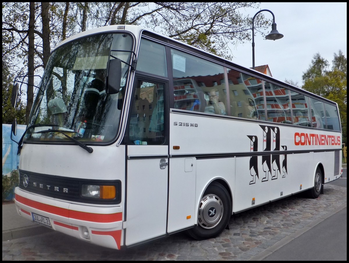 Setra 215 HD von Busreisen R. Labudda aus Deutschland in Binz am 02.05.2014