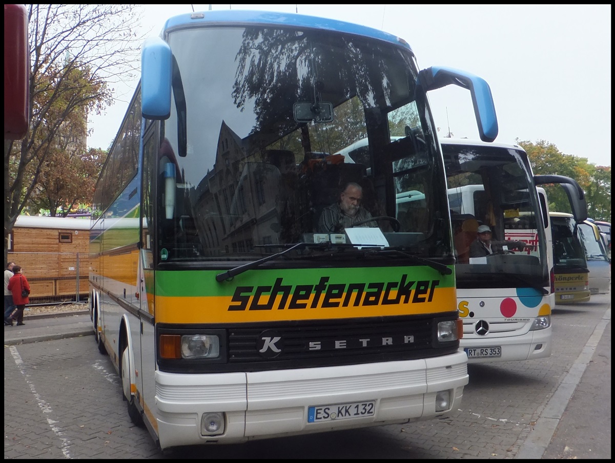 Setra 215 HDH von Schefenacker aus Deutschland in Erfurt am 05.10.2013