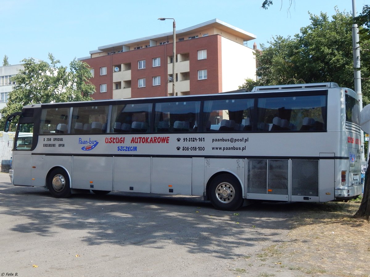 Setra 250 Spezial von Paan-Bus aus Polen in Stettin am 08.08.2018