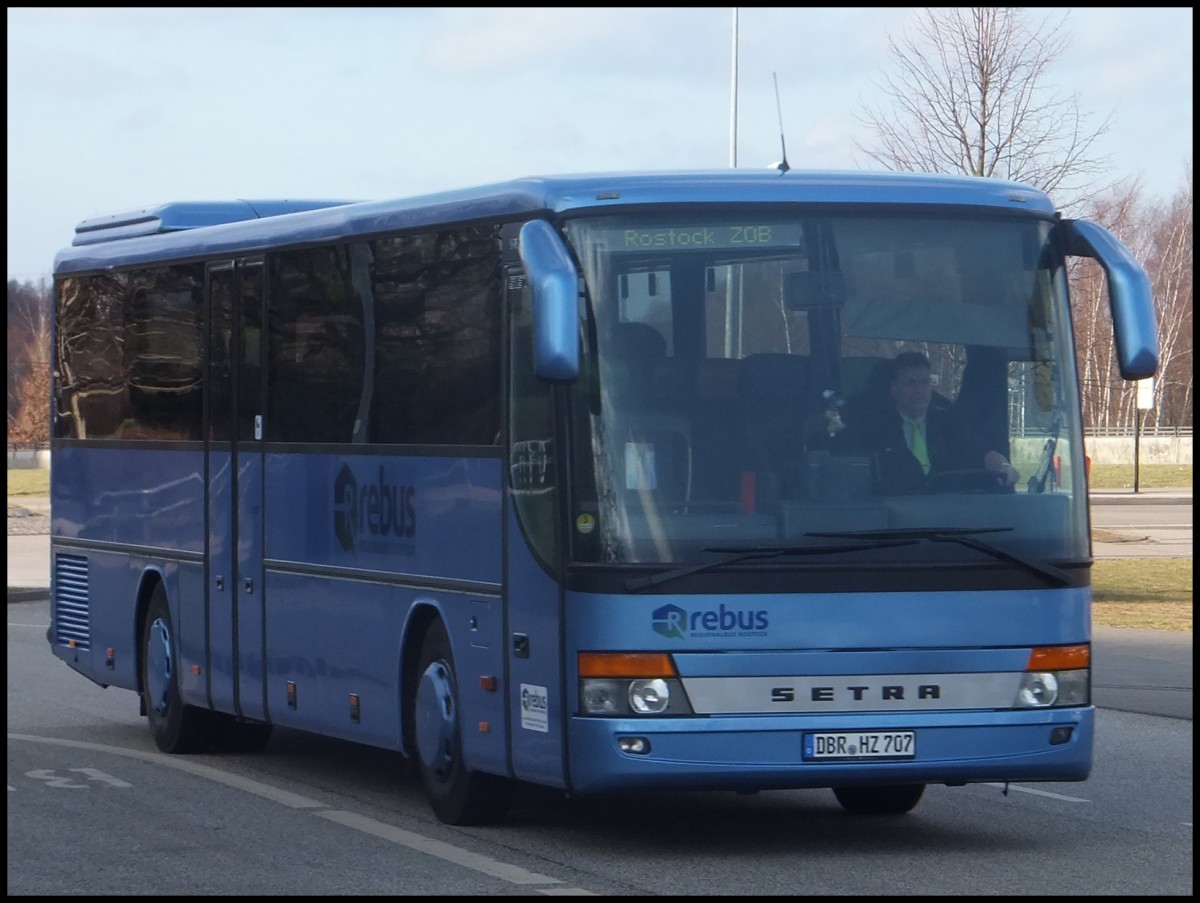 Setra 315 GT von Regionalbus Rostock in Rostock am 12.02.2014
