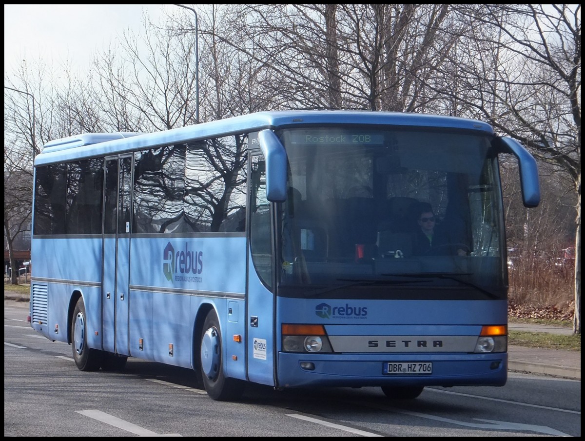 Setra 315 GT von Regionalbus Rostock in Rostock am 12.02.2014