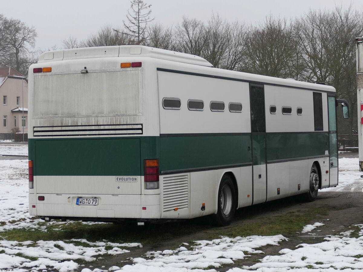 Setra 315 H aus Deutschland (ex Justiz) in Neustrelitz am 12.12.2021