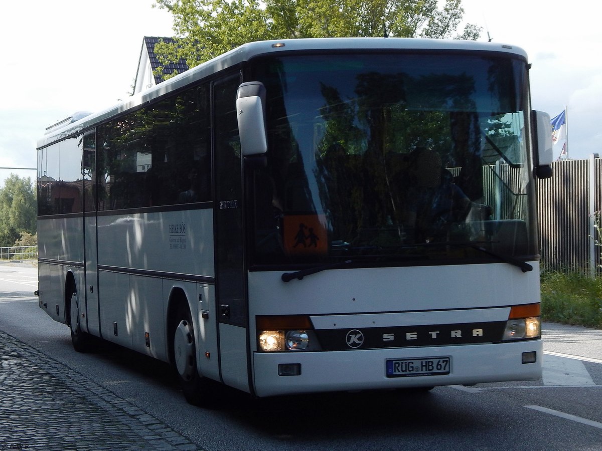 Setra 315 H von Heike Bös aus Deutschland in Lietzow am 14.07.2015