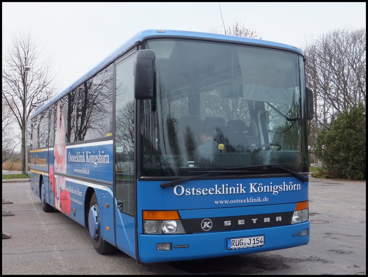 Setra 315 H der Ostseeklinik Knigshrn in Stralsund am 22.03.2014