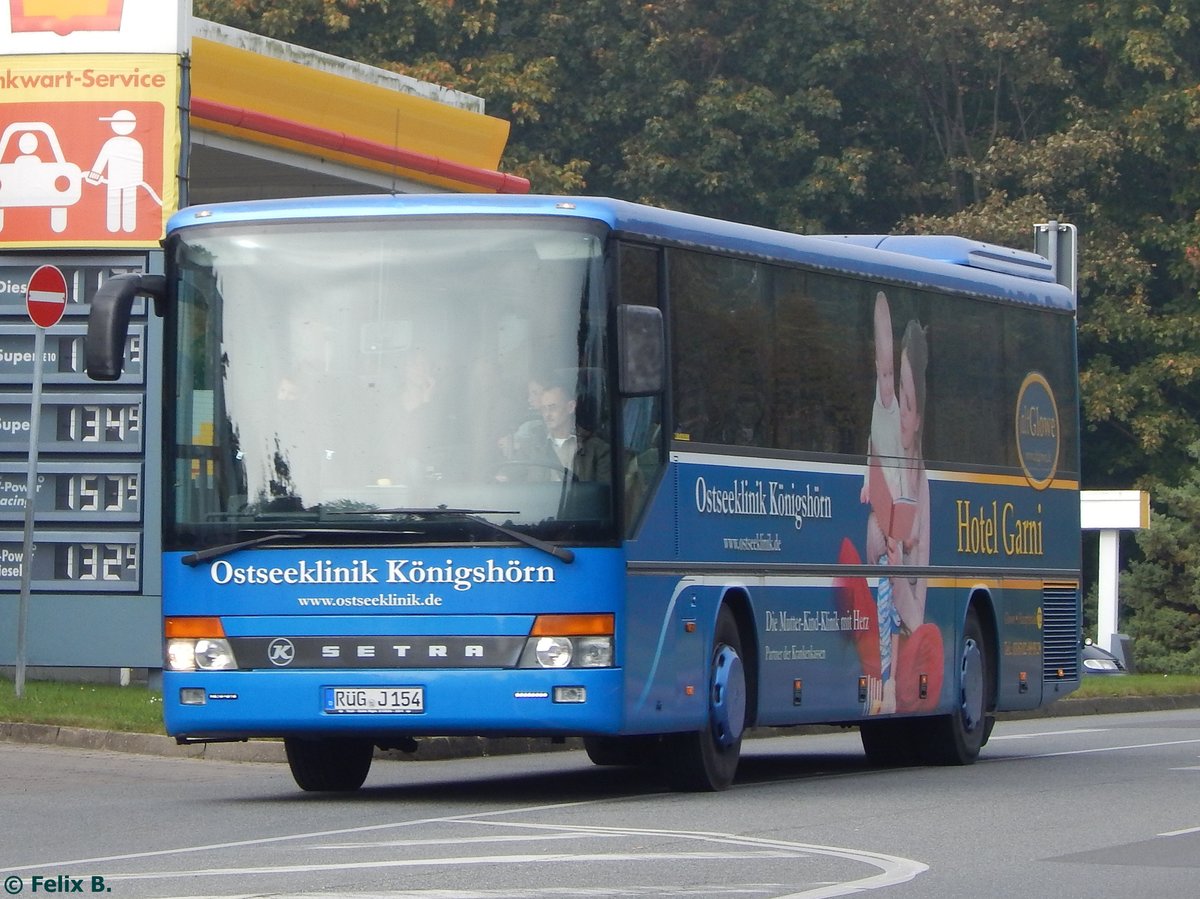 Setra 315 H der Ostseeklinik Königshörn in Sassnitz am 04.10.2015