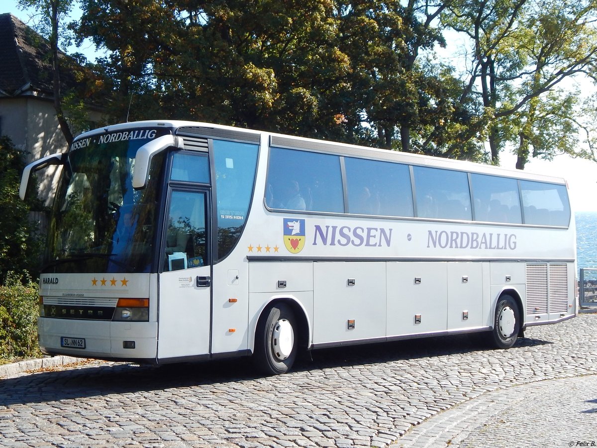 Setra 315 HDH von Nissen Nordballig aus Deutschland im Stadthafen Sassnitz 10.10.2015