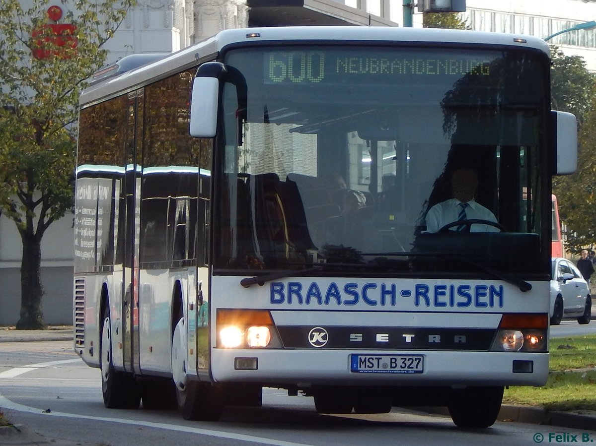 Setra 315 NF von Braasch Reisen aus Deutschland in Neubrandenburg am 14.10.2016