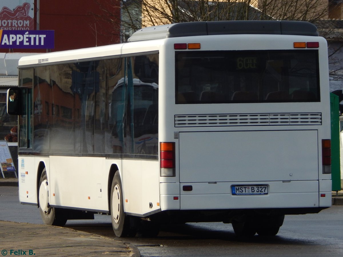 Setra 315 NF von Braasch Reisen aus Deutschland in Neubrandenburg am 09.12.2016