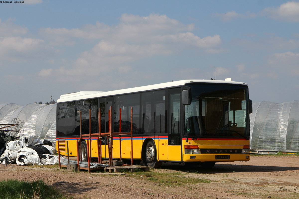 Setra 315 NF ex. Postbus als Erntehelferbus in Buchholz Baden Würrtemberg 15.4.19