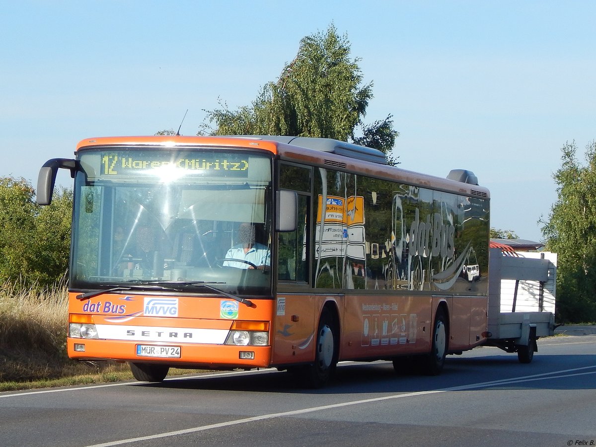 Setra 315 NF der MVVG in Neubrandenburg am 16.07.2018