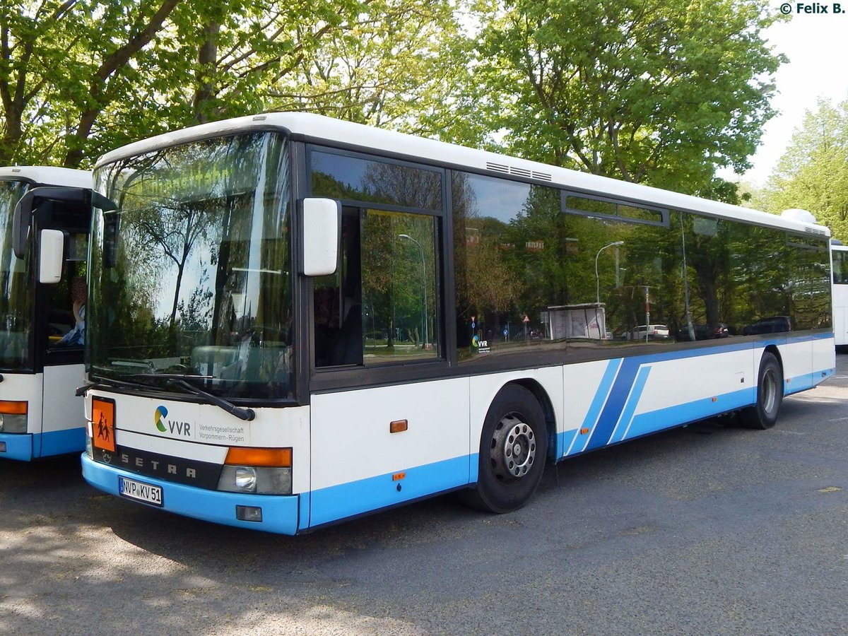 Setra 315 NF der VVR in Stralsund im Juni 2016