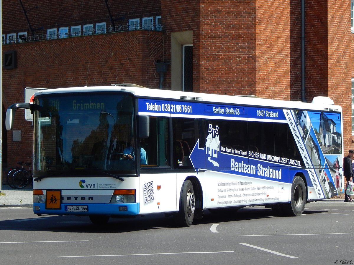 Setra 315 NF der VVR in Stralsund am 21.07.2017