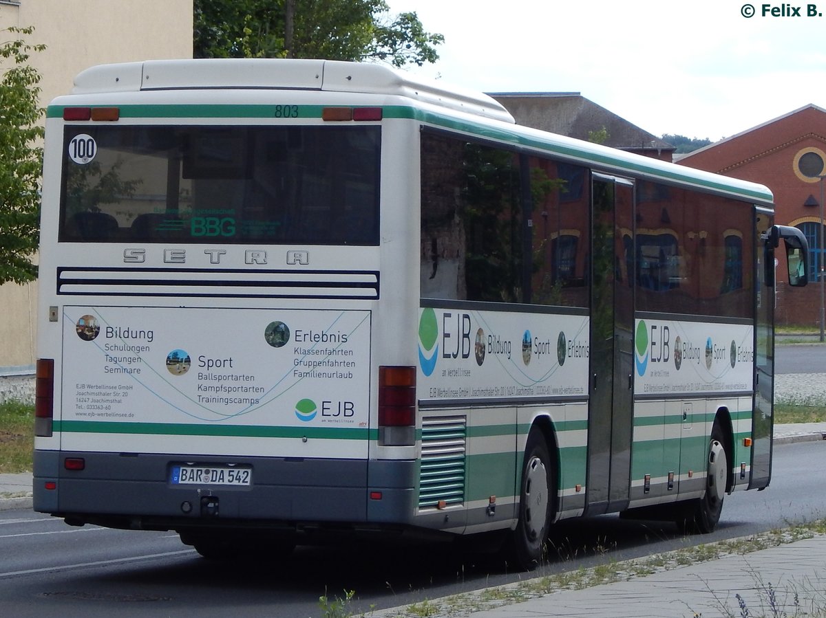 Setra 315 UL der Barnimer Busgesellschaft in Eberswalde am 09.06.2016