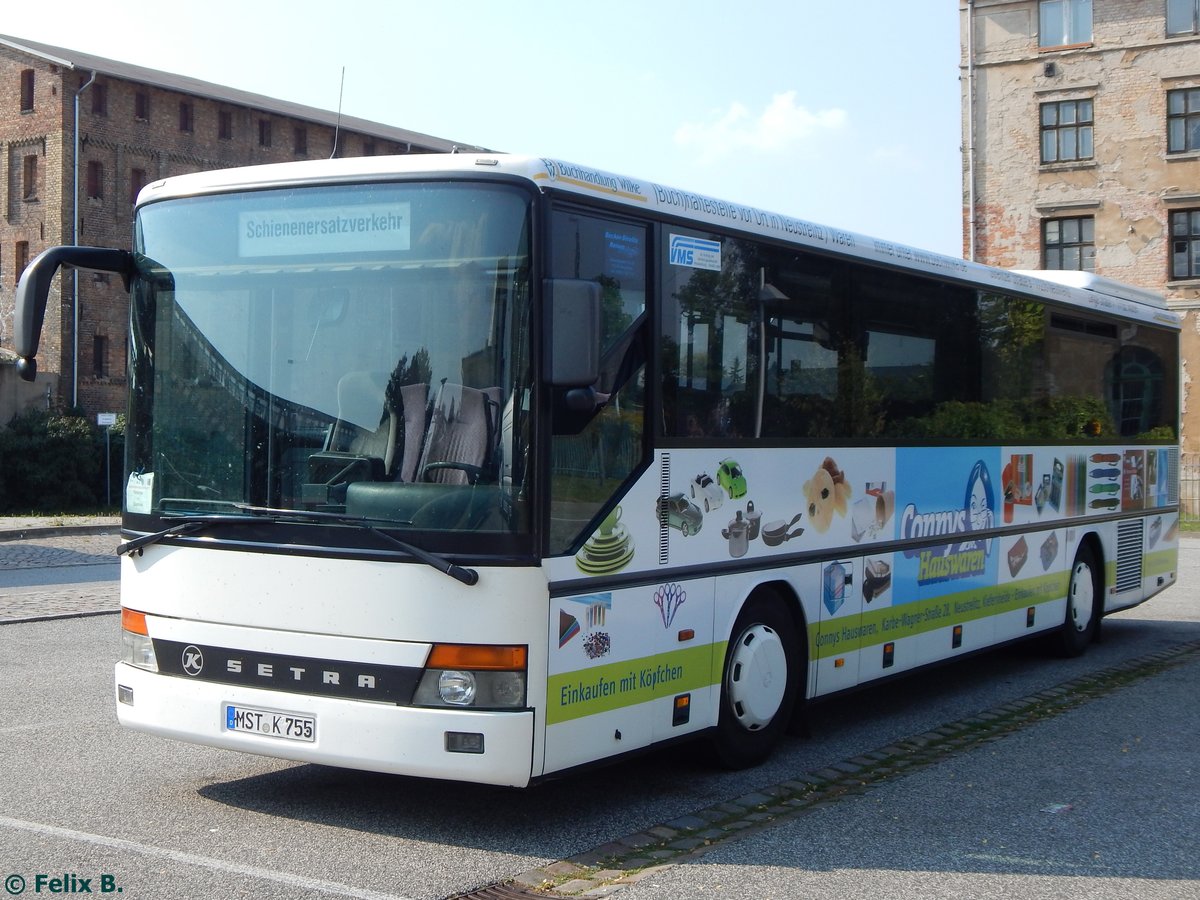 Setra 315 UL von Becker-Strelitz Reisen aus Deutschland in Güstrow am 13.09.2016