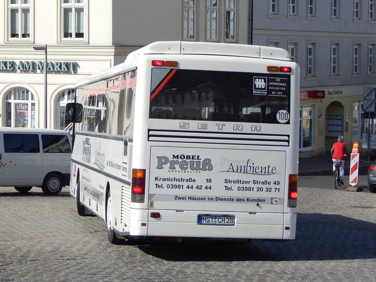 Setra 315 UL von Becker-Strelitz Reisen aus Deutschland in Neustrelitz am 23.09.2019