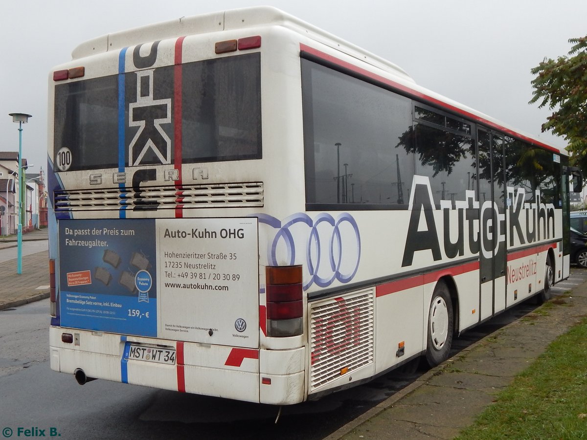 Setra 315 UL von Becker-Strelitz-Reisen aus Deutschland in Neubrandenburg am 21.10.2016