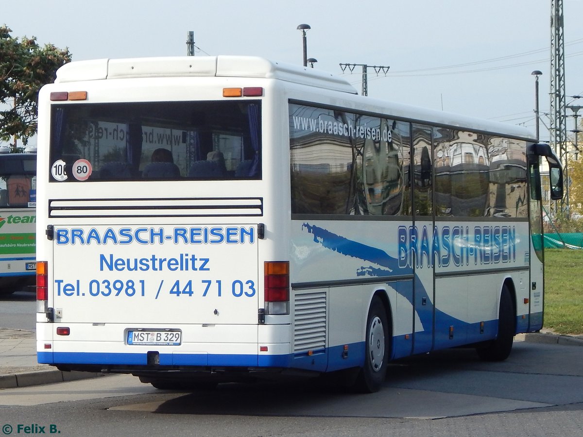 Setra 315 UL von Braasch Reisen aus Deutschland in Neubrandenburg am 14.10.2016