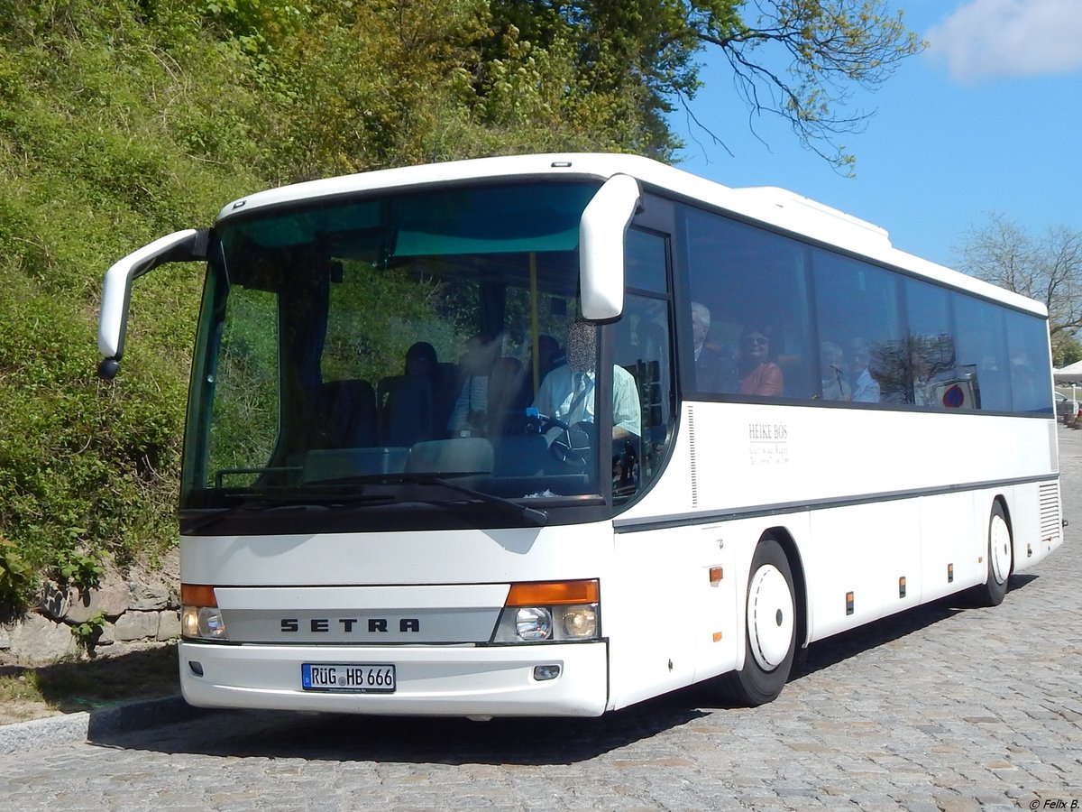 Setra 315 UL von Heike Bös aus Deutschland im Stadthafen Sassnitz am 15.05.2015