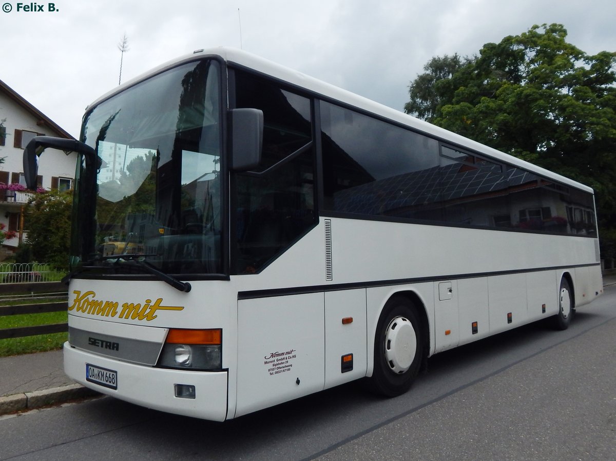 Setra 315 UL von Komm mit Reisen aus Deutschland in Wertach am 06.08.2015