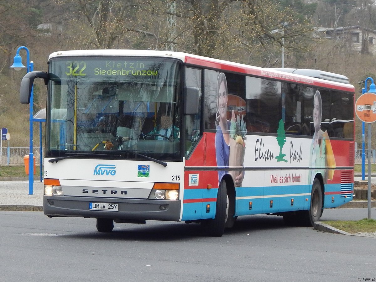 Setra 315 UL der MVVG in Demmin am 11.04.2018