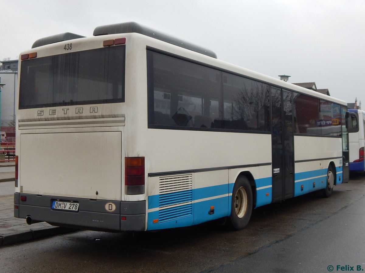 Setra 315 UL der MVVG in Neubrandenburg am 20.02.2017