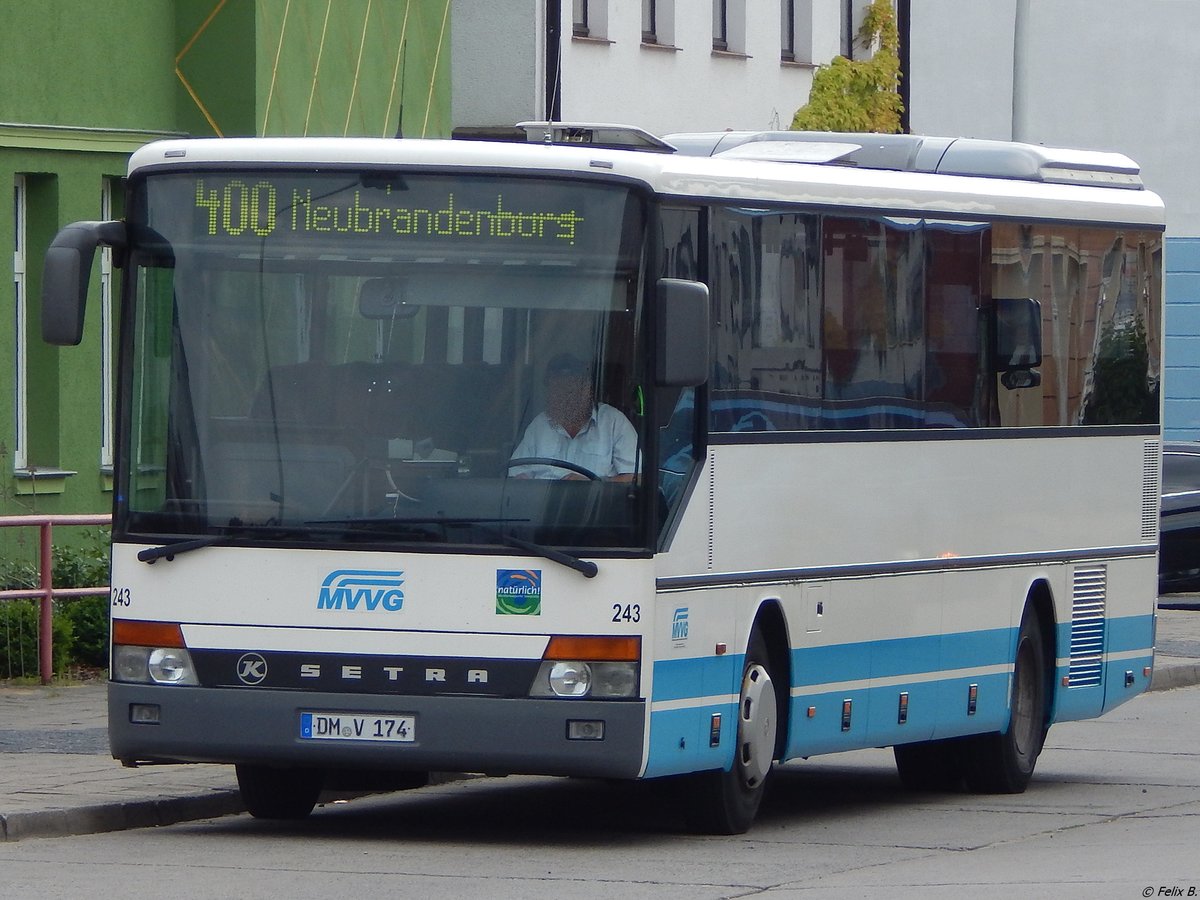 Setra 315 UL der MVVG in Neubrandenburg am 26.05.2018