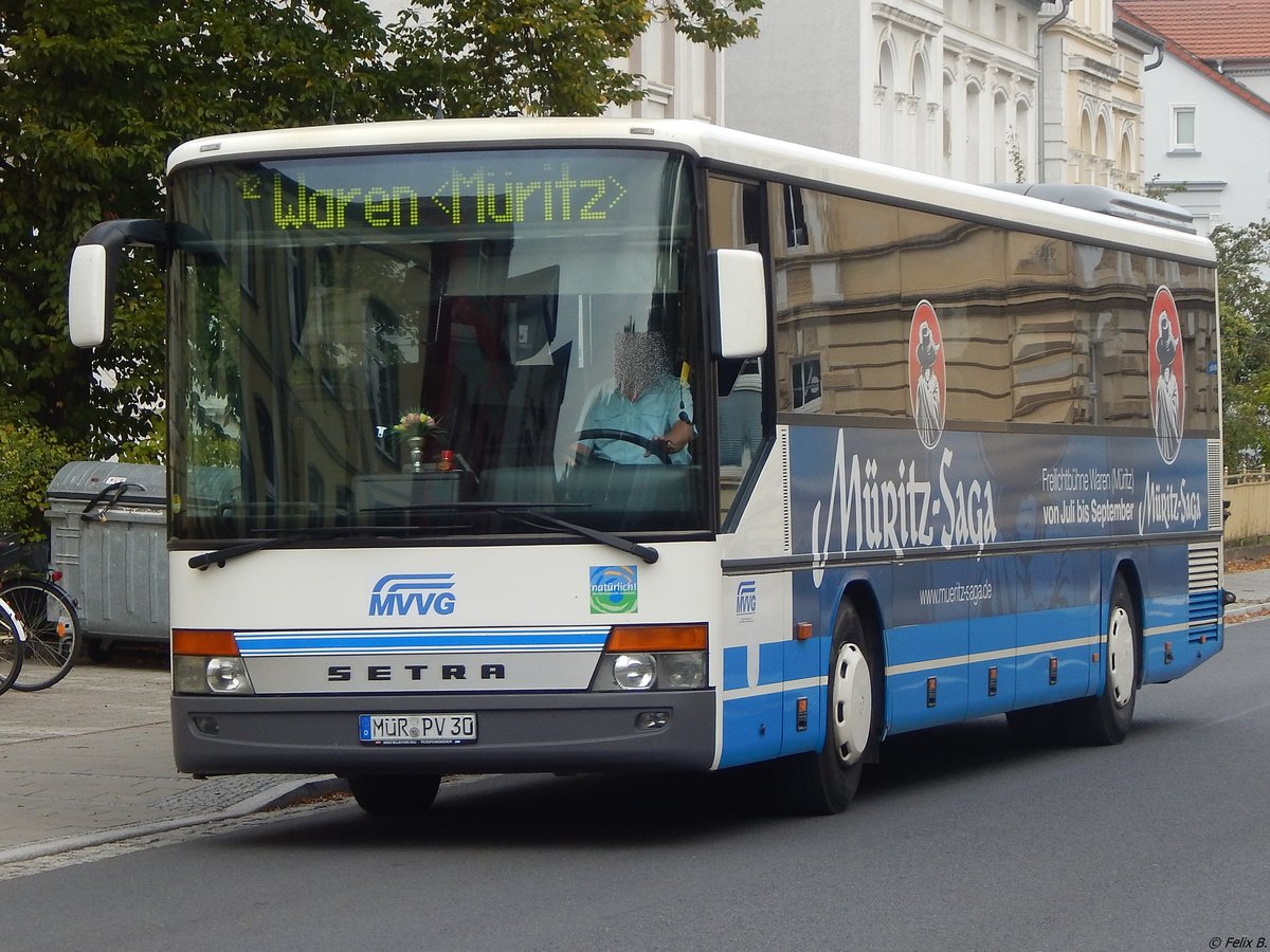 Setra 315 UL der MVVG in Neubrandenburg am 26.09.2018