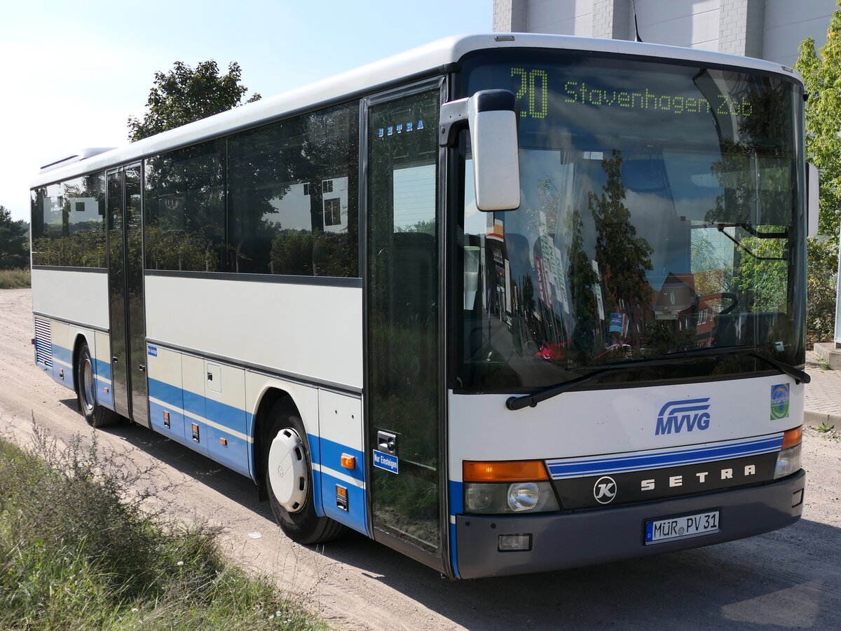 Setra 315 UL der MVVG in Waren am 22.09.2021