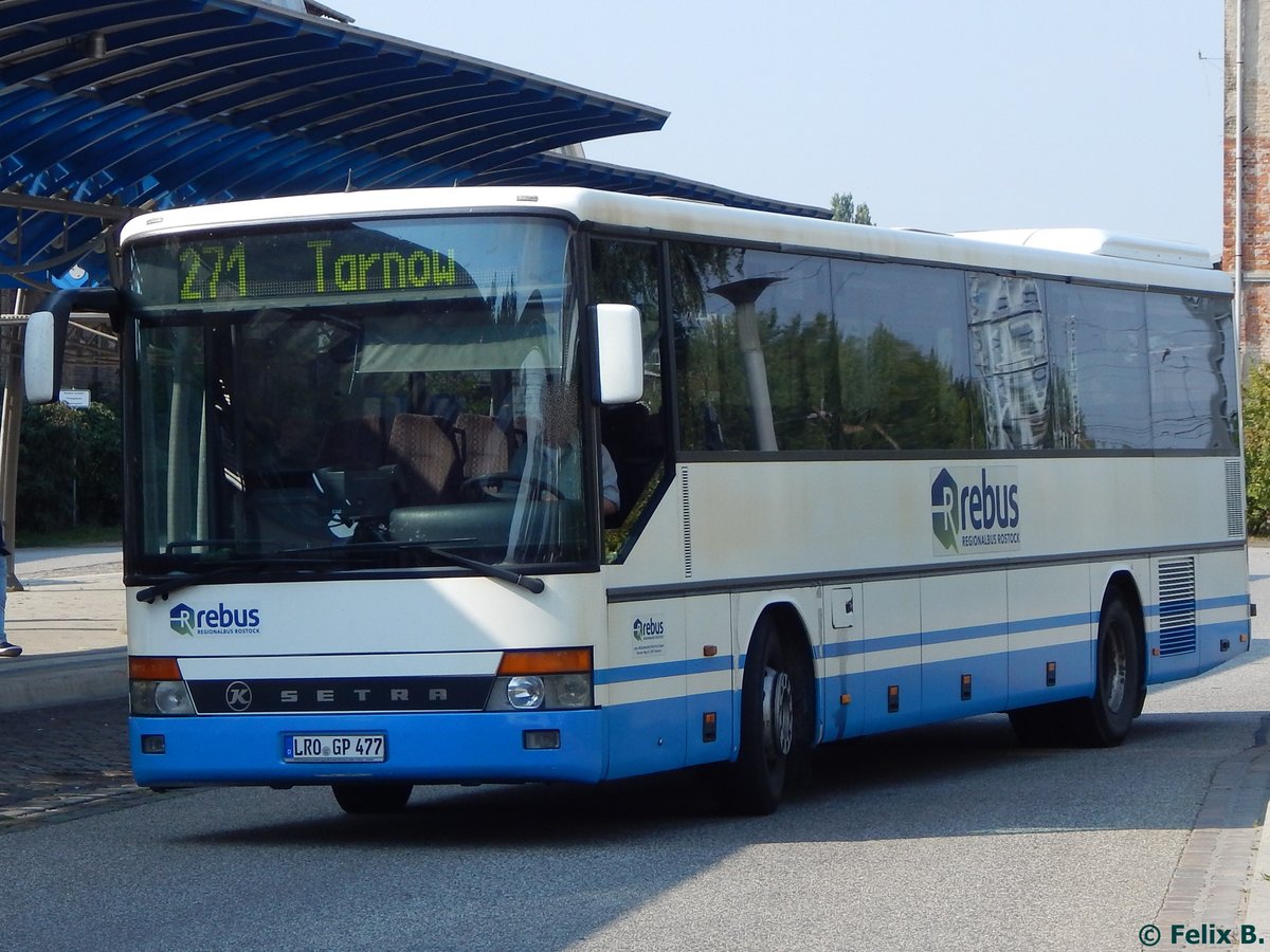 Setra 315 UL von Regionalbus Rostock in Güstrow am 13.09.2016