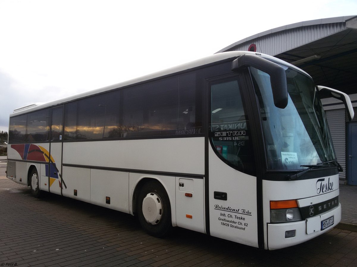 Setra 315 UL vom Reisedienst Teske aus Deutschland in Bergen am 14.01.2015