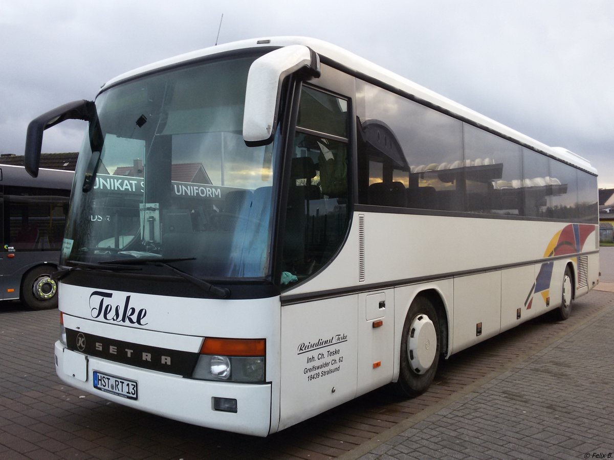 Setra 315 UL vom Reisedienst Teske aus Deutschland in Bergen am 14.01.2015