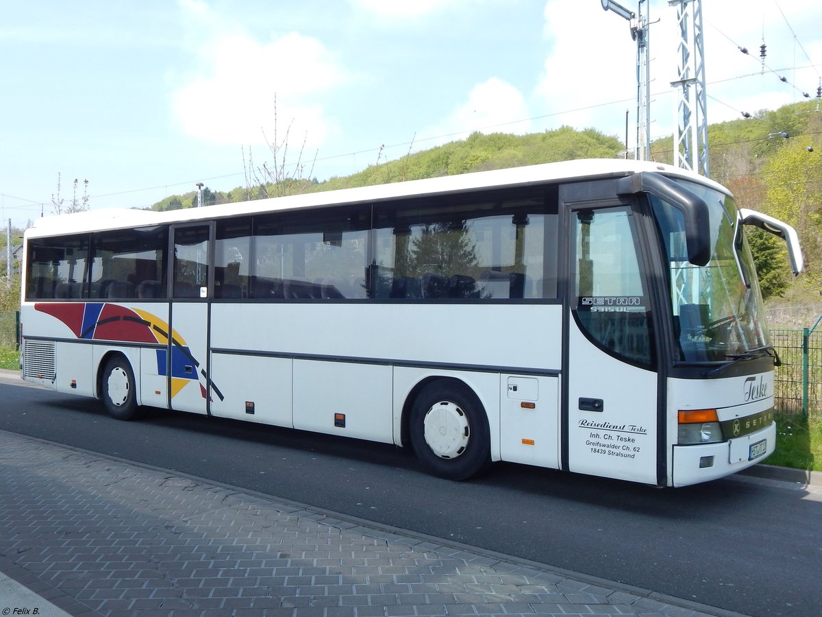 Setra 315 UL vom Reisedienst Teske aus Deutschland in Sassnitz am 03.05.2018