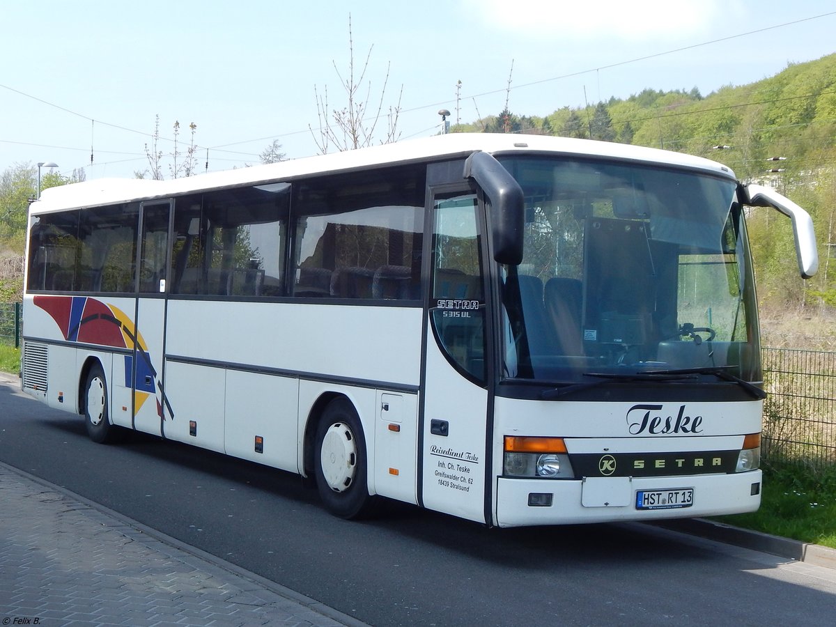 Setra 315 UL vom Reisedienst Teske aus Deutschland in Sassnitz am 03.05.2018