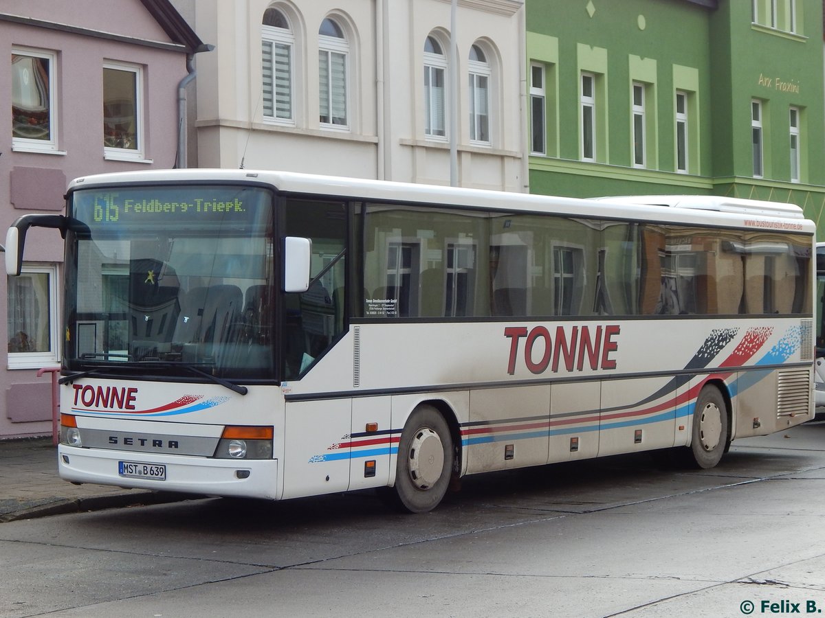 Setra 315 UL von Tonne aus Deutschland in Neubrandenburg am 09.12.2016