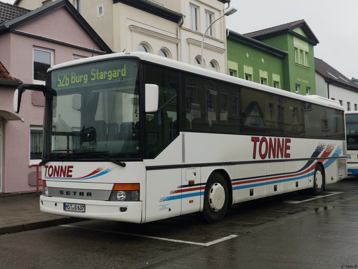 Setra 315 UL von Tonne aus Deutschland in Neubrandenburg am 11.11.2018