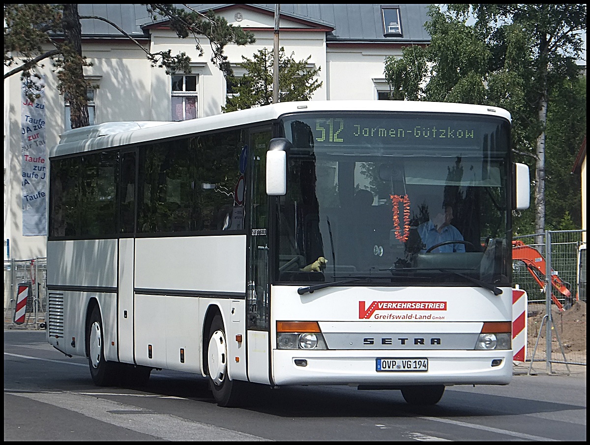 Setra 315 UL der Verkehrsbetrieb Greifswald-Land GmbH in Greifswald am 26.07.2013

(Bilder vom neuen Setra 511 HD auf busse-welt.startbilder.de/)