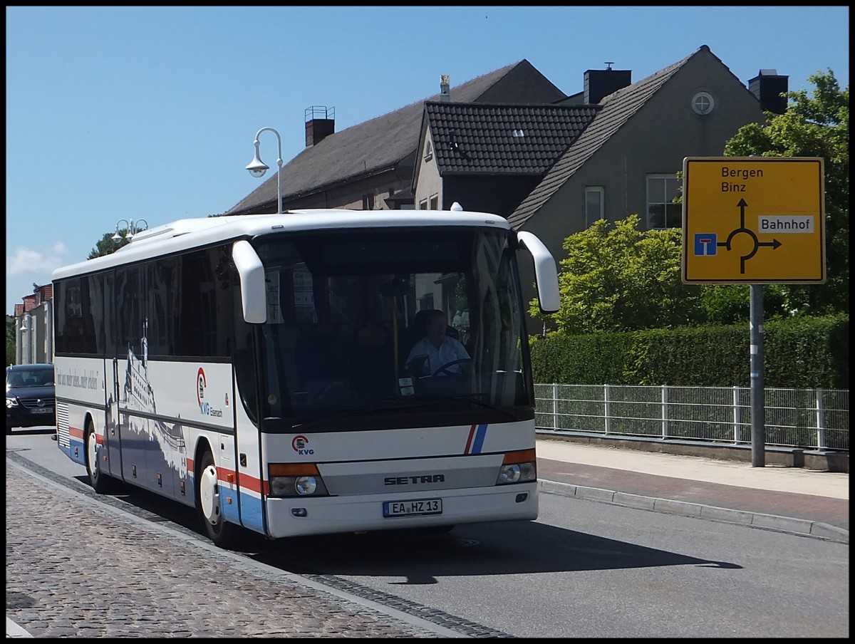 Setra 316 UL der KVG Eisenach in Sassnitz am 11.06.2013