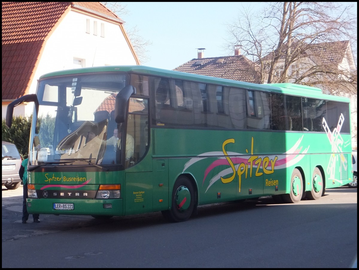 Setra 317 GT-HD von Spitzer-Reisen (ex Autokraft) aus Deutschland in Bergen am 12.03.2014