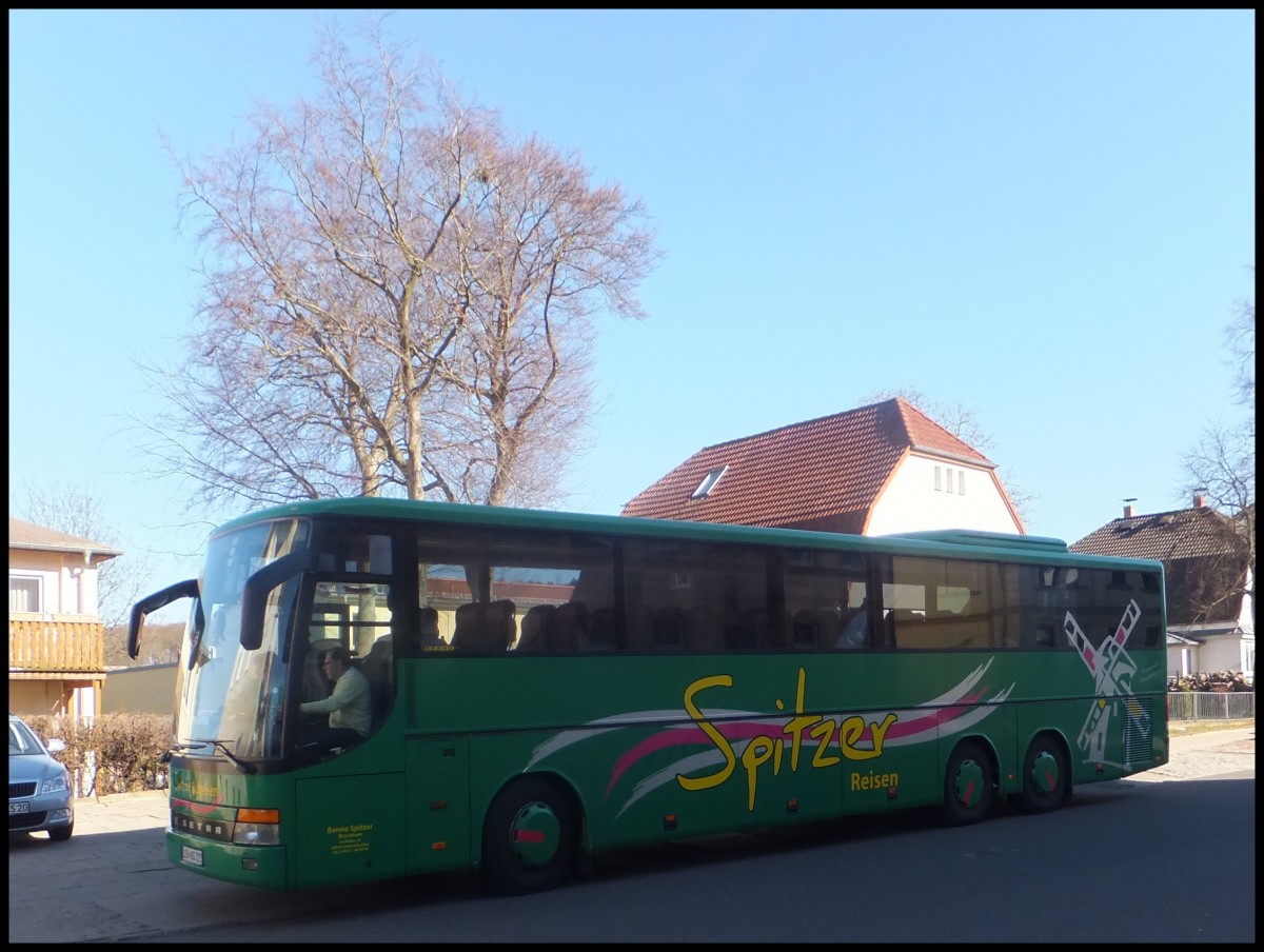 Setra 317 GT-HD von Spitzer-Reisen (ex Autokraft) aus Deutschland in Bergen am 12.03.2014