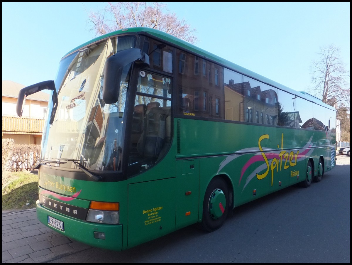 Setra 317 GT-HD von Spitzer-Reisen (ex Autokraft) aus Deutschland in Bergen am 12.03.2014
