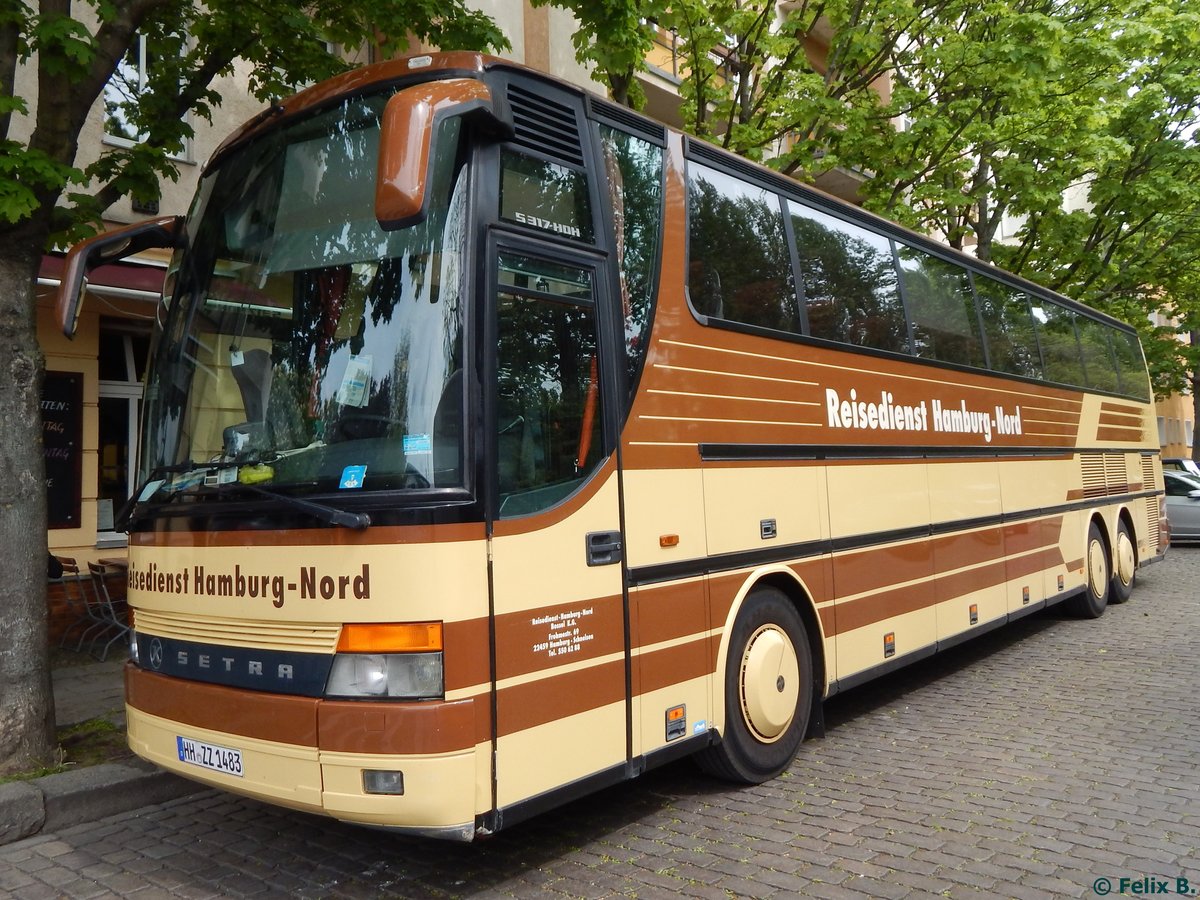 Setra 317 HDH von Reisedienst Hamburg-Nord aus Deutschland in Berlin am 08.06.2016