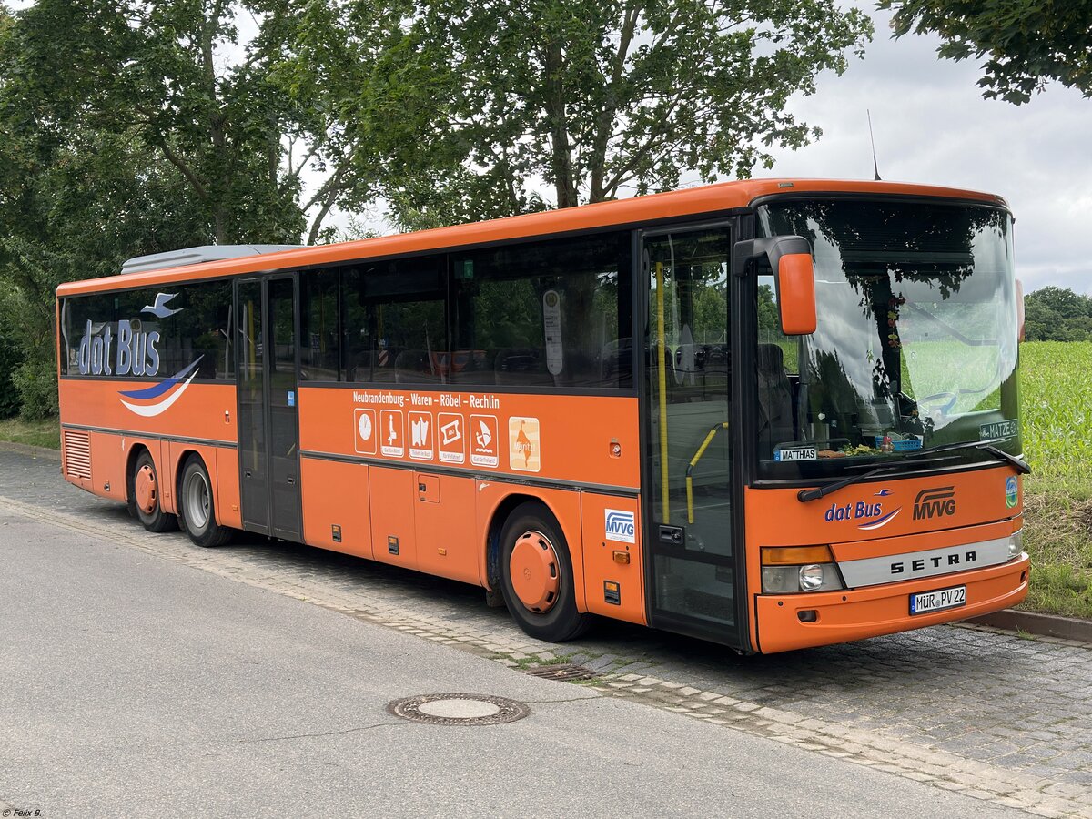 Setra 317 UL der MVVG in Malchow am 05.06.2024