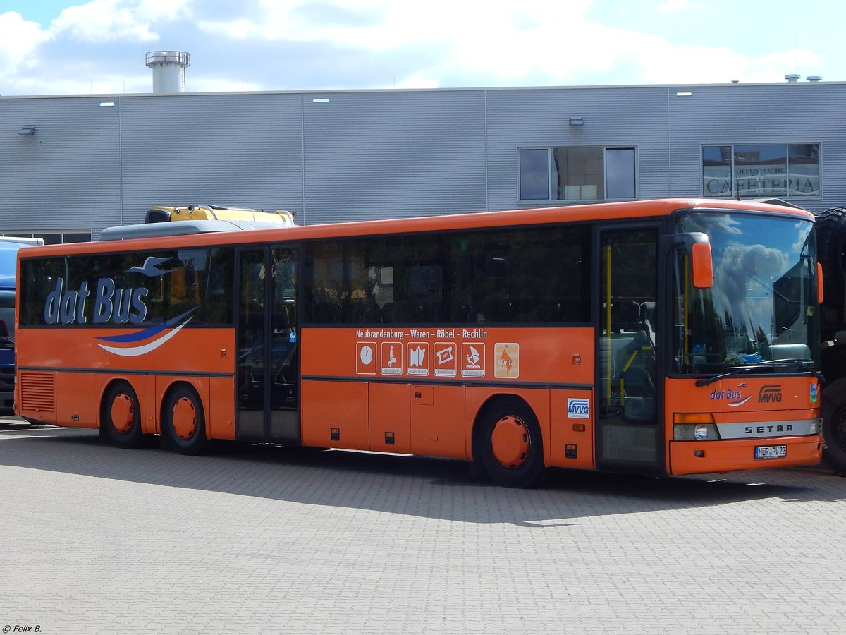 Setra 317 UL der MVVG in Neubrandenburg am 15.07.2018