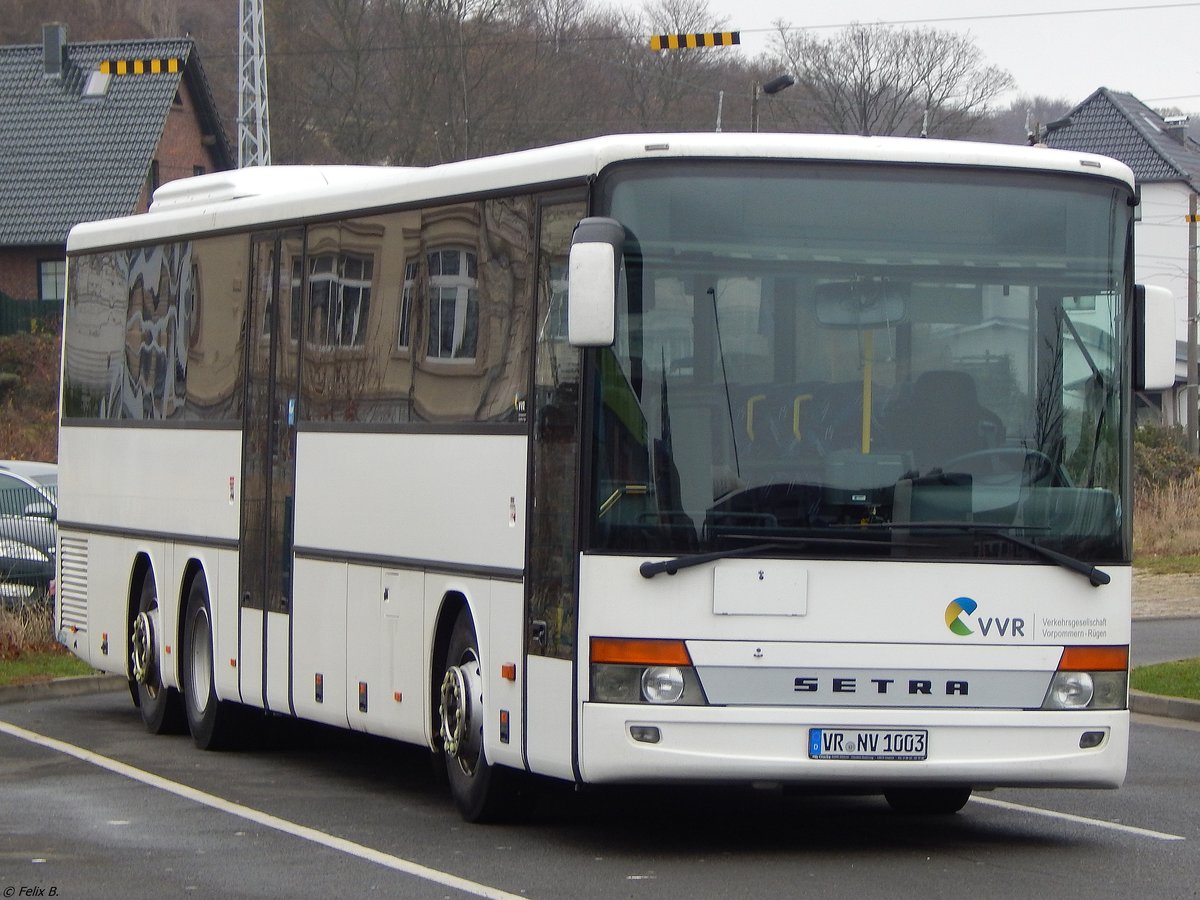 Setra 317 UL der VVR in Sassnitz am 02.12.2018