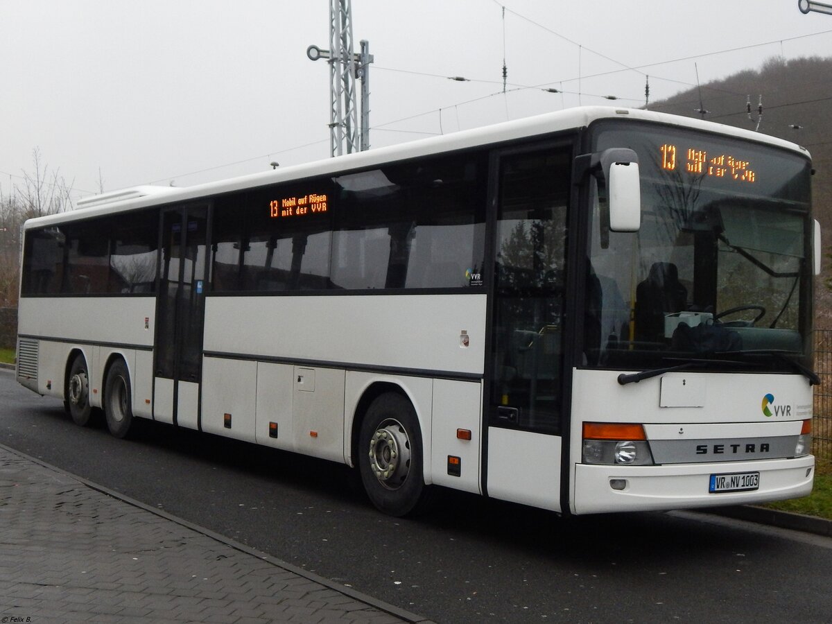 Setra 317 UL der VVR in Sassnitz am 25.01.2020