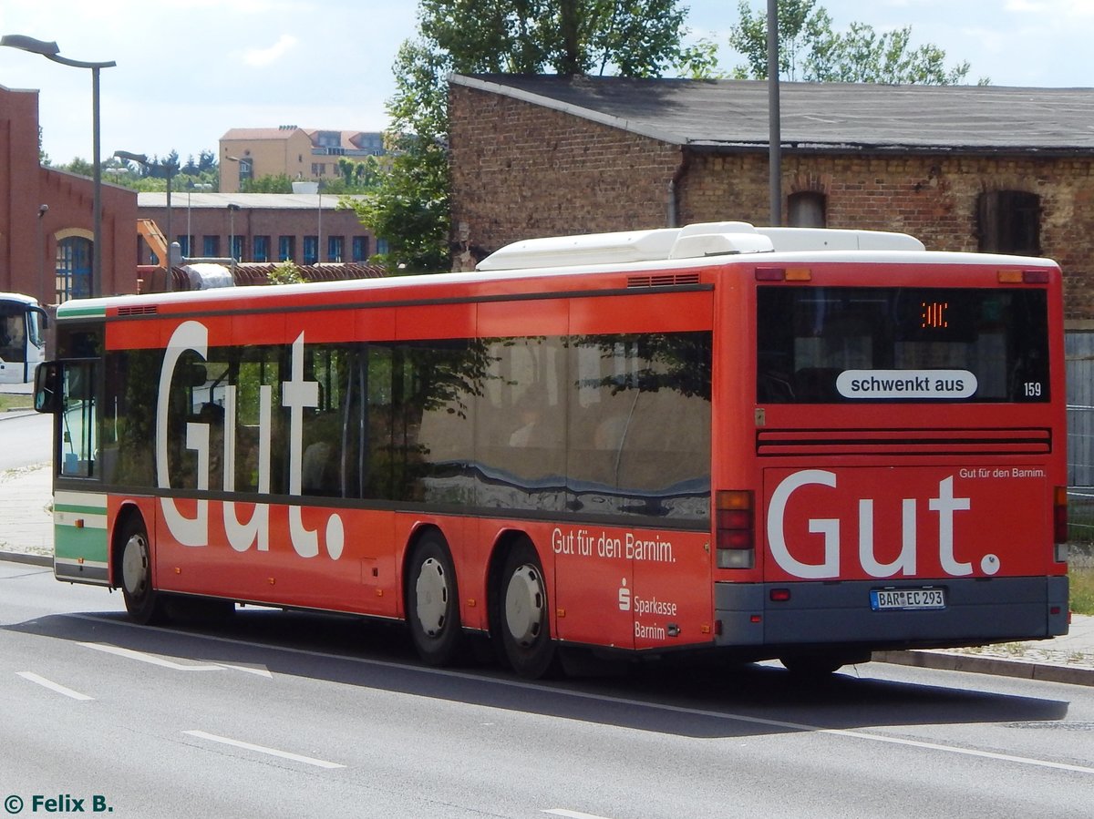 Setra 319 NF der Barnimer Busgesellschaft in Eberswalde am 09.06.2016