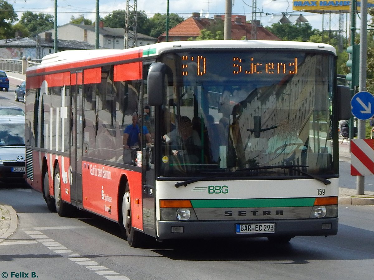 Setra 319 NF der Barnimer Busgesellschaft in Eberswalde am 09.06.2016